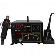SMD 2in1 852D + Reparaturstation Air Gun Iron With Spare Parts
