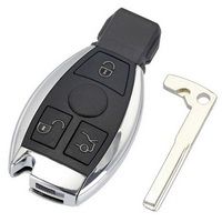 3 Tasten Remote Car Key Shell Key Ersatz für Mercedes Benz Jahr 2000 + NEC &BGA Control 433MHz