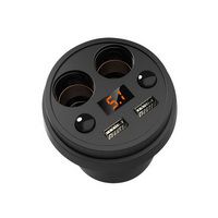 Car Cup Charger 3.1A USB HUB Cup Adapter Zigarettenanzünder Splitter Handy Ladegeräte mit Spannung LED Display