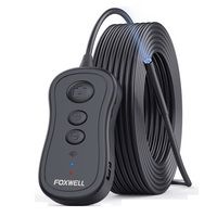 FOXWELL WiFi Endoscope 5.5mm Wireless Borescope Inspection Kamera 1080P HD Waterproof mit Licht für iPhone, Android und Tablet
