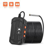 Handhold F240 3,9mm winzige Kamera WIFI endoscope industrielle Bohrung Auto Überholung Check Drain pipe with 2600mA lithium battery
