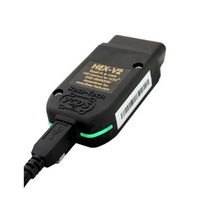 HEX-V2 HEX V2 Dual K& CAN USB VAG Car Diagnostic interface Support Multi-Funktion Online Upgrade Version für Volkswagen Audi Seat Skoda