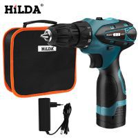 HILDA Mini Portable Electric Screwdriver Electric Drill Lithium Battery Mini Drill Cordless Screwdriver Power Tools