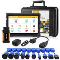 HUMMEZOR ND566 Komplettsystem Truck Diagnostic Tool OBD2 Bluetooth-kompatibler Diesel Truck Scanner