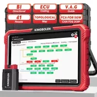 K10 Pro Full Systems Bidirektional Scanner Topologie Karte Auto Scanner Unterstützung 40+ Reset Service ECU Coding CANFD&DOIP