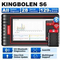 S6 All System Auto Diagnosewerkzeug Auto OBD Scanner 28 setzt IMMO/BMS/TPMS/ABS Blutungs Lebenszeit Freies Scan Tool zurück