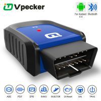 Vpecker E4 Telefon Bluetooth Full System OBDII Scan Tool für Android Unterstützung ABS Blutung/Batterie/DPF/EPB/Injektor/Öl Reset/TPMS